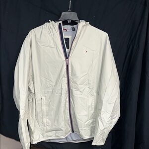 Tommy Hilfiger Men's Off-White Windbreaker